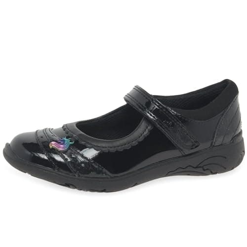 Image of Clarks Relda Spark K. Childrens Black Pat, 13.5