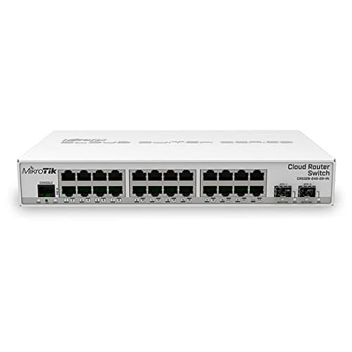 Image of Mikrotik CRS326-24G-2S+in network switch Managed Gigabit Ethernet (10/100/1000) Power over Ethernet (PoE) White