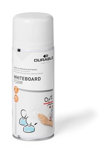 Image of Durable Non-Running Whiteboard Cleaner and Restorer Foam Spray, Cleaning White Board Eraser and Renovator Foaming Aerosol, 400 ml