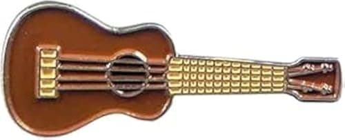 Image of GBJUK Ukulele Musical Instrument Guitar Enamel Pin Badge with Clasp Back