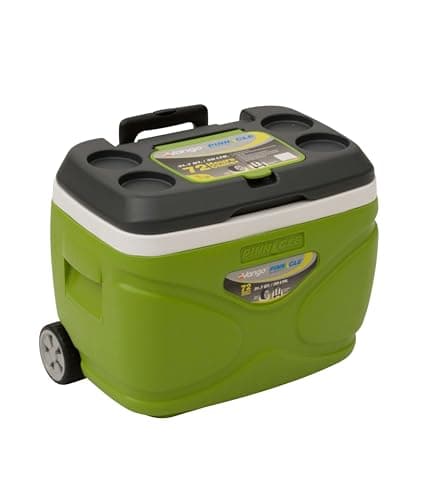 Image of Vango Pinnacle Cool Box Cooler Ice Box | Highly Insulated, Portable, Leakproof, Durable, Ice Rentention, Food Safe - Camping, Fishing, Beach, Festival, Picnic (30L Wheelie)