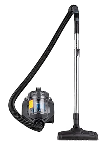 Image of Amazon Basics Cylinder Bagless Vacuum Cleaner with HEPA filter for Hardfloor, Carpet & Car, Compact & Lightweight, 700W, 1.5L, Black