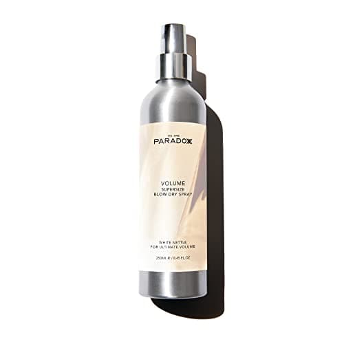 Image of WE ARE PARADOXX Volume Blow Dry Spray SUPERSIZE - Spray onto Towel Dried Hair for a Full Volume, Glossy Finish - Peppermint and Argan Oil Support Healthy Hair and Scalp - 94% Natural, Vegan - 100ml