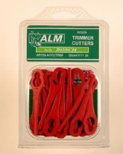 Image of Plastic Blades: Bosch Art 26 Accutrim clip on replacement plastic blades, pack of 20 Compares to F016800183 F016F03322