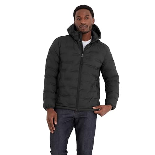Image of TOG24 Fender Men's Padded Heat-Sealed Jacket, Insulated Filling, Wind-Resistant & Warm. All seasons Baffle Jacket With DWR Coating For Light Rain Resistance