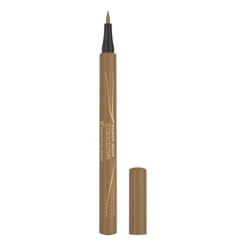 Image of Max Factor Masterpiece Micro Marker, 010 Blonde, Precise Eyebrow Pen, Superfine Tip, Hair-Like Strokes, Natural Look Effect, Buildable Formula, Smudge & Transfer-Proof, Up to 24HR Wear, 1.1ml