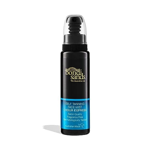 Image of Bondi Sands 1-Hour Express Self Tanning Face Mist | Lightweight, Fragrance-Free Formula Quickly Provides a Natural, Flawless Bronzed Glow, Non-Comedogenic, Vegan + Cruelty Free | 70 mL/2.36 Oz