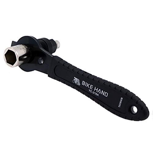 Image of Bikehand Bike Crank Extractor Puller Remover for Square Threaded Taper Crankset - Easy Bicycle Crank Arm Removal Tool
