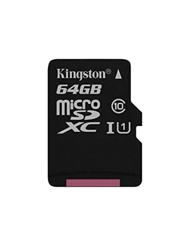 Image of Kingston Canvas Select (SDCS/64GB) MicroSDClass 10 UHS-I Speeds Up to 80 MB/s Read (SD Adapter Included) - Bring Your HD Videos to Life
