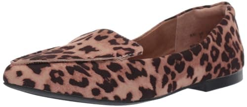 Image of Amazon Essentials Women's Loafer Flat, Rose Leopard, 5.5 UK