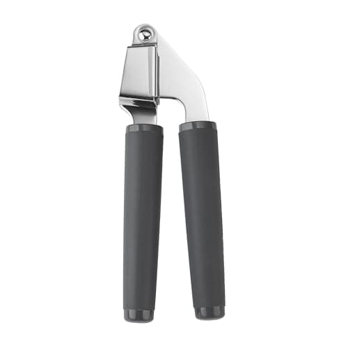 Image of KitchenAid Soft Grip Garlic Press - Charcoal Grey