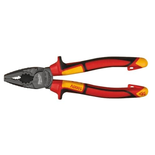 Image of Milwaukee 932464572 VDE Combination Pliers 180mm,Red