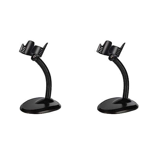 Image of Tera Barcode Scanner Stand Universal, Hands Free Barcode Scanning Bar-Code Reader Cradle Holder, Angle and Height Adjustable Head, for Supermarket Retail Store Library Logistic Warehouse (Pack of 2)