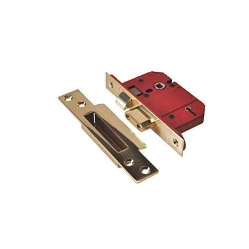 Image of Union Locks BS 5 Lever StrongBOLT Sashlock - Polished Brass - Size 68