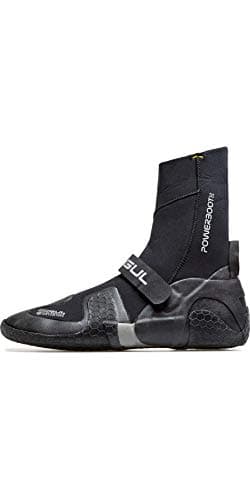 Image of Gul 5mm Power Split Toe Neoprene Wetsuit Boots Shoes - Boot - Black - Unisex - Reinforced heel and toe for durability