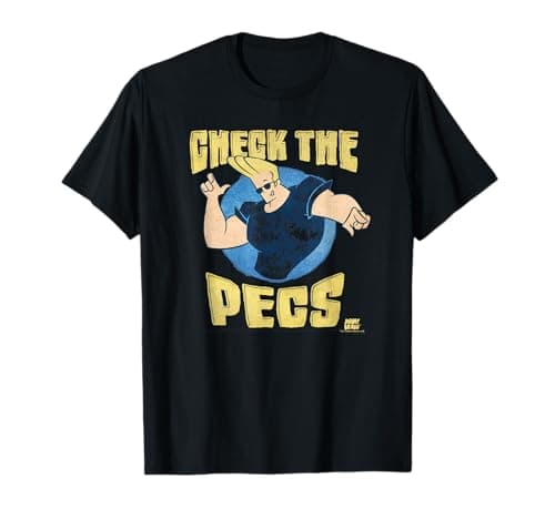 Image of Johnny Bravo Check the Pects T-Shirt