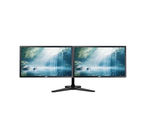 Image of Dell Dual monitor Bundle Set - 2x P2714Hc 27" Inch Full HD 1080p IPS LED Monitor, DISPLAY VGA DVI USB, Dual Monitor Leg Base Stand (Renewed)