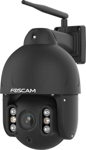Image of Foscam SD8P 4K 8MP Outdoor WiFi Auto Tracking PTZ IP Camera with 2-Way Audio, 4x Optical Zoom, AI Human/Vehicle Detection and Spotlight/Siren