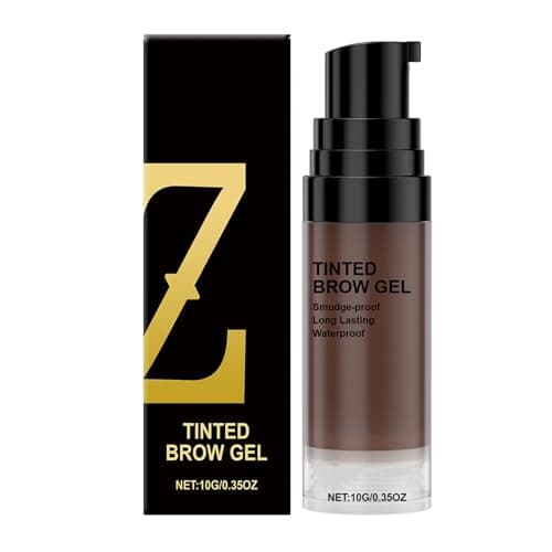 Image of Waterproof Tinted Brow Gel Lasting Volumizing Enhance Brow Cream Smudge-proof Eye Brow Filler for Daily Makeup Dark Bown