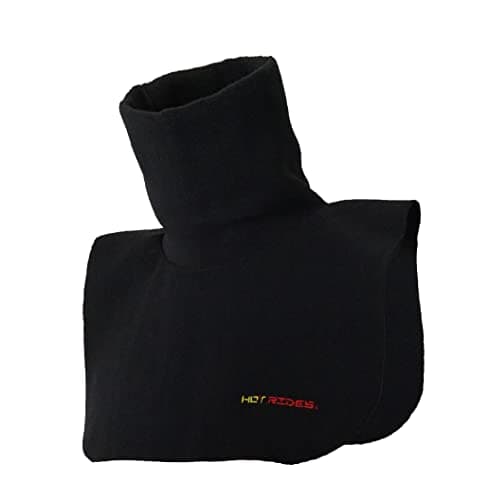Image of Hot Rides Polar Fleece Dickie Neck Warmer, Black Turtleneck, One size