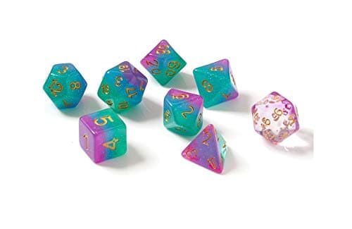 Image of Sirius Dice Northern Lights Polyhedral 7 Dice Set