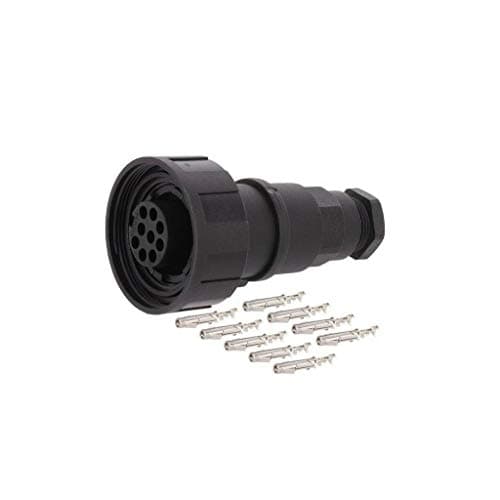 Image of BULGIN PX0728/S Circular Connector, Buccaneer Standard Series, Receptacle, 9 Contacts, Socket, Crimp, Cable Mount (1 piece)