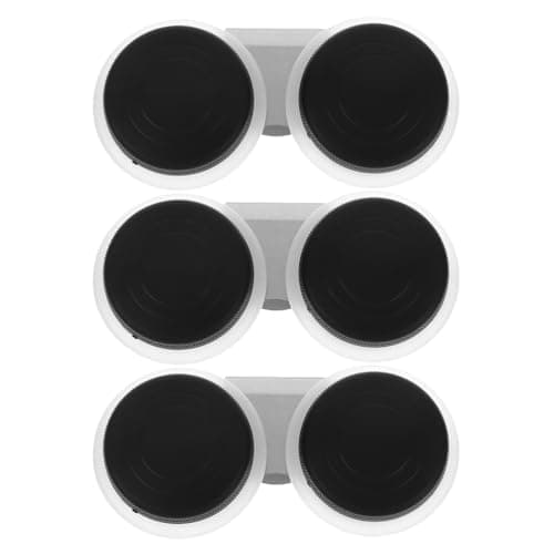 Image of jojofuny 3pcs Paint Mixing Cups with Lids for Oil Painting Plastic Dual Port Design Compact and Portable Water Cups for Painting on The Go for Artists