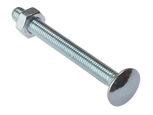 Image of F/FIX CARRIAGE BOLT & NUT ZP M12 X 75 BAG5