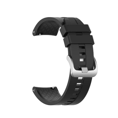 Image of ERAKAFZTTK 22mm Sport Band Fit For POLAR Grit X Pro Tian Smartwatch Silicone Correas Bracelet Fit For Polar Vantage M2 M/Grit X Wristband Strap(Black)