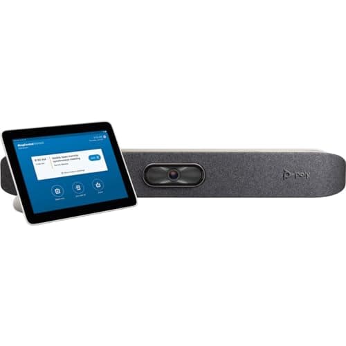 Image of Poly Studio X30 Video Conferencing Camera Bar TC8 Touch Controller Kit - 4K UHD (3840 X 2160) Capture, 5x Zoom, 110º FOV, 8"(1280x800) Screen, Integrated Speaker, DirectorAI (Renewed)