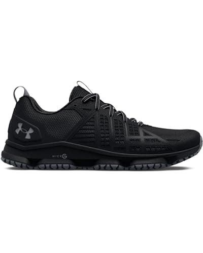 Image of Under Armour Women's UA W MG Strikefast Trail Running Shoe, Black/Black/Pitch Gray, 5 UK