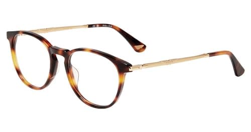 Image of Police, eyeglasses (VPLU63), color: SHINY DARK HAVANA, 51/19/145, (Male)