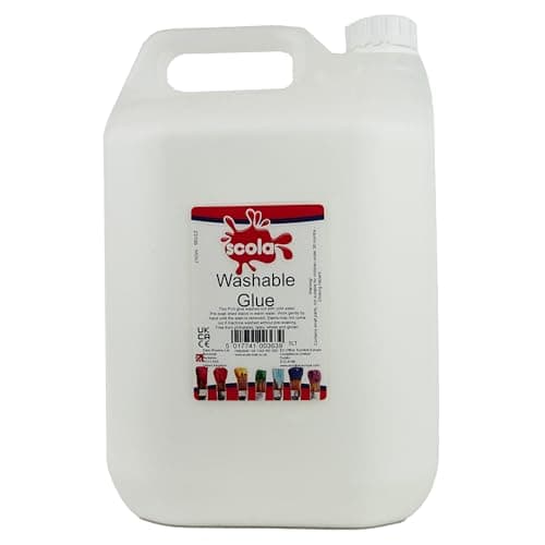 Image of Scola Washable Crafting Kids Glue, 5 litres, School Supplies, Art and Crafts Projects, Children's Craft Projects, for Kids