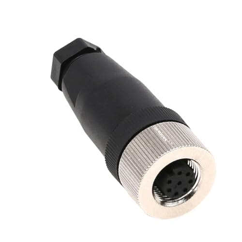 Image of Eonvic M12 8 Pin Female A Code Sensor Aviation Plug Industrial Circular Connector Waterproof IP67 12mm Connector Plug Cable Adapter