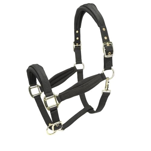 Image of Shires ARMA Padded Headcollar - Black Cob