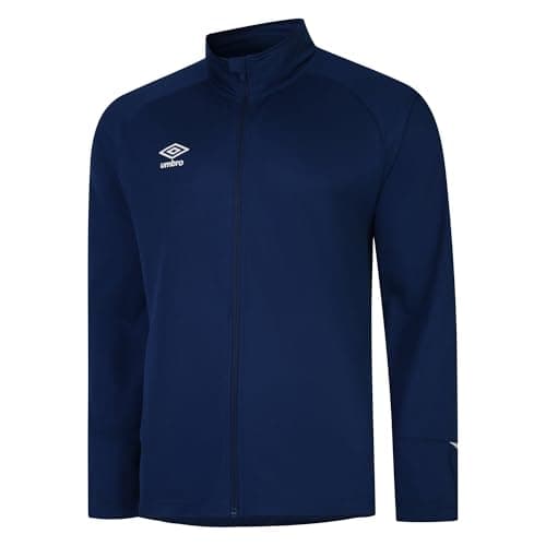 Image of Umbro Mens Total Training Knitted Track Jacket, Navy/White, XXL