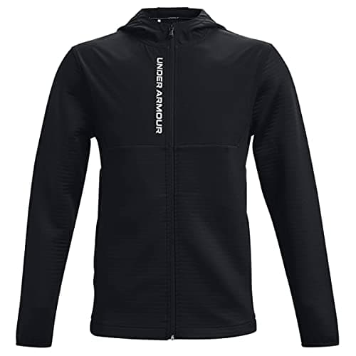 Image of Under Armour Mens Storm Daytona Full Zip Golf Jacket - Black - M