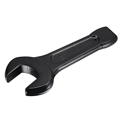 Image of sourcing map 55mm Open End Striking Wrench, High Tensile Steel Single Head Spanner Hand Tool