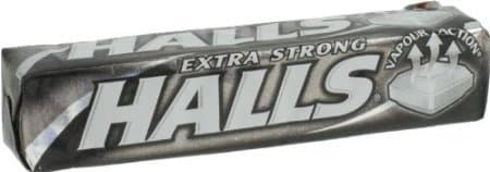 Image of Halls Mentho-Lyptus Throat Lozenges Stick Pack Extra Strong - PACK OF 10