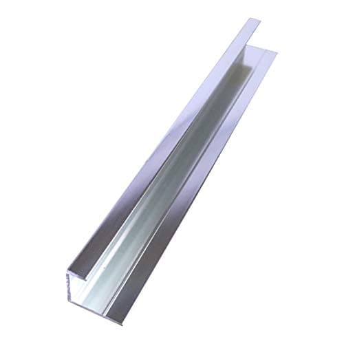 Image of DBS Aluminium End Cap Trim for Shower Wall Panels Bathroom Cladding 10mm 2.4m