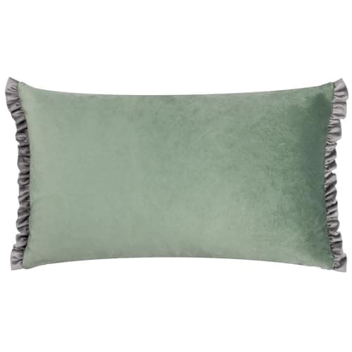 Image of furn. Wylder Nature Tilly Velvet Reversible Cushion Cover, Sage/Grey
