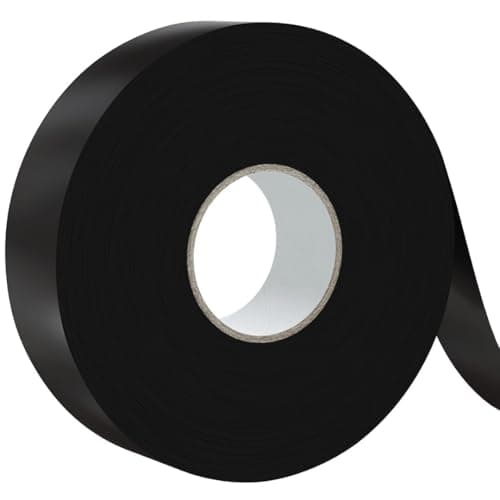 Image of Gocableties Black Self Amalgamating Tape, 19mm x 10m, Waterproof Rubber Tape for Cable and Pipe Repair, Sealing Joints, and Insulating Electrical Connections, 1 Roll
