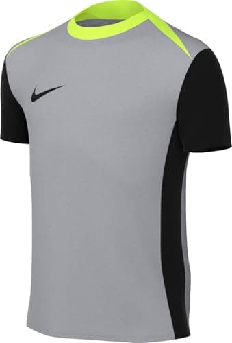Image of NIKE FD7597-013 Dri-FIT Academy Pro 24 SS Top K Sweatshirt Unisex WOLF GREY/VOLT/BLACK/BLACK Size L