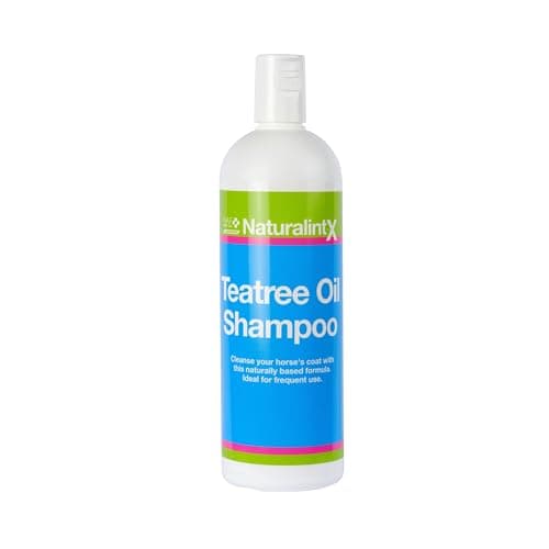 Image of NAF NaturalintX Teatree Oil Shampoo 500ml – Antibacterial Horse Shampoo for Sensitive Skin – Cleanses, Soothes & Supports Skin Health – Gentle Daily Wash