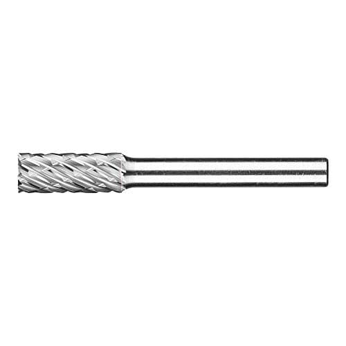 Image of Pferd 21001001 HM Milling Burr Cylinder Shape ZYAS with Spur Teeth, Allround Teeth, Burr Diameter 8 mm, Shaft Diameter 6 mm, Length 60 mm, for Versatile Use on The Most Important Materials