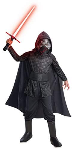 Image of Rubies Official Disney Star Wars Ep 9, Kylo Ren Costume, Childs Size Medium Age 5-7 Years, Mulitcolour Halloween