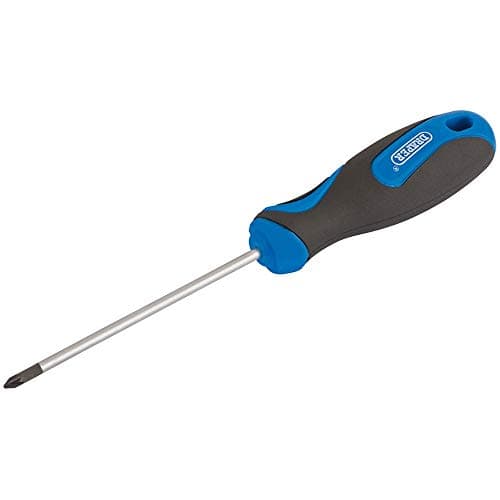 Image of Draper 48925 Number 0 PZ Type Screwdriver with Soft Grip Handle, 75mm , Blue