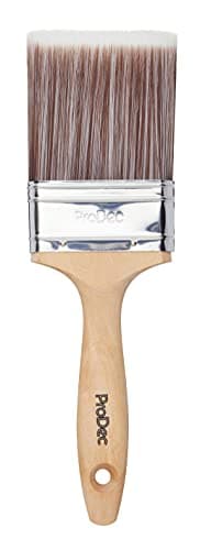 Image of ProDec 3 inch Premier Trade Professional Synthetic Paint Brush for a Smooth Finish Painting with Emulsion, Gloss and Satin Paints on Walls, Ceilings, Wood and Metal, 3" 75mm