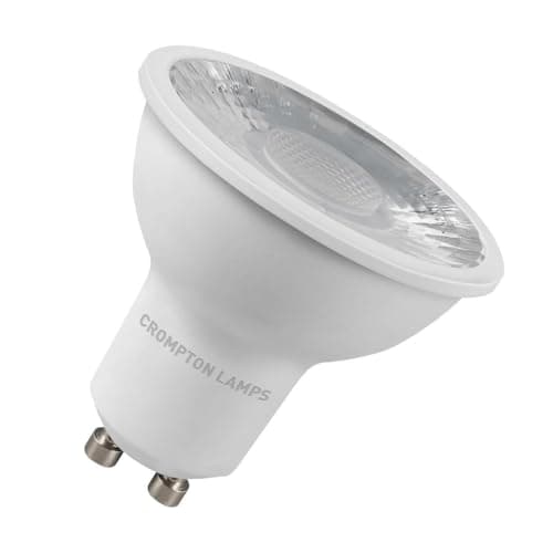 Image of Crompton Lamps LED GU10 Spotlight 5W Thermal Plastic 3000K Warm White 38° Clear (50W Eqv)