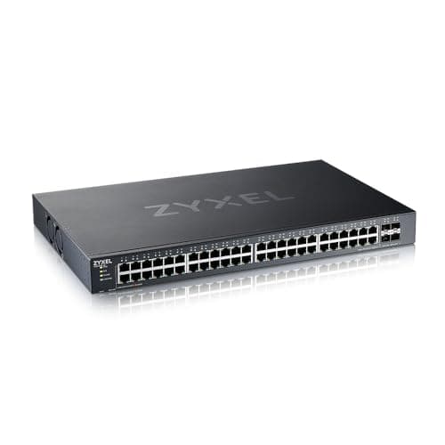 Image of Zyxel 48-Port Gigabit Ethernet Smart-Managed Switch | 4x 10G SFP+ Slots | Hybrid Cloud Mode [XGS1935-52]